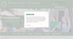 Desktop Screenshot of berkshireschool.org