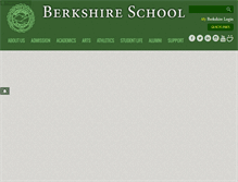 Tablet Screenshot of berkshireschool.org